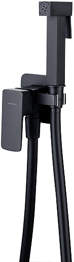 Allen Brau Смеситель с гигиеническим душем Infinity 5.21005-31 (с внутренней частью) черный матовый – фотография-4